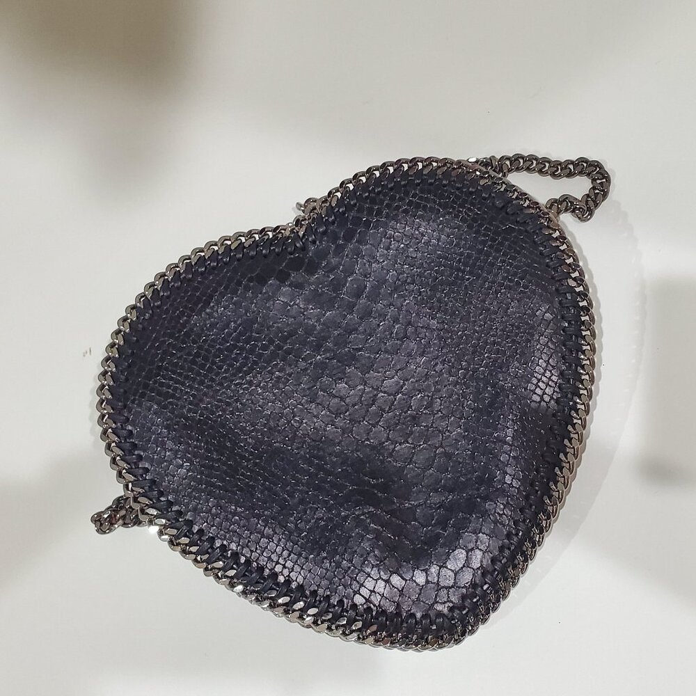 Stella McCartney Falabella Heart Crossbody Bag, Black
